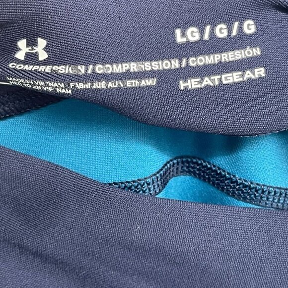 2/$30 Under Armour Heatgear Compression Cropped Knee Length Capri Leggings - Picture 7 of 8